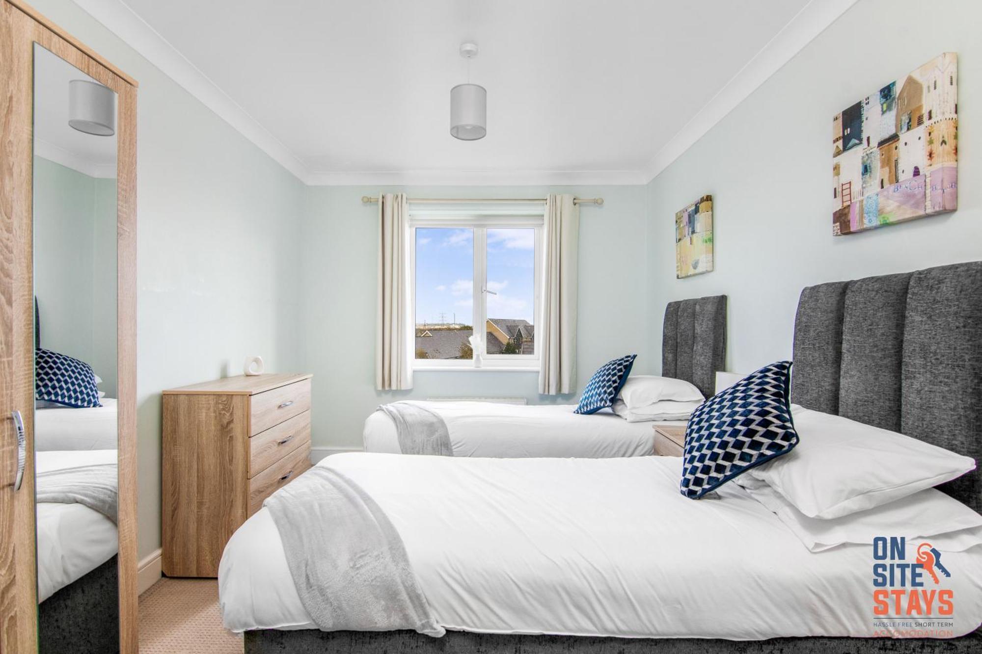 Onsitestays - Cosy 2-Bedroom Apartment With Free Parking, Wi-Fi & London Links Northfleet Exterior photo